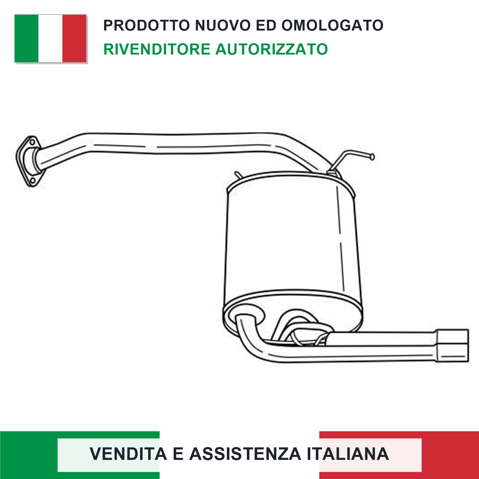 Silenziatore posteriore 34614